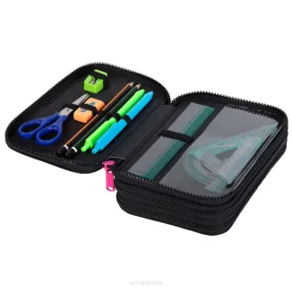 Piórnik szkolny potrójny z wyposażeniem CoolPack Jumper 3 Galaxy E67589
