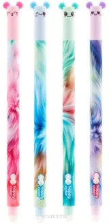 DŁUGOPIS WYMAZYWALNY USZAKI FLUFFY HAPPY COLOR