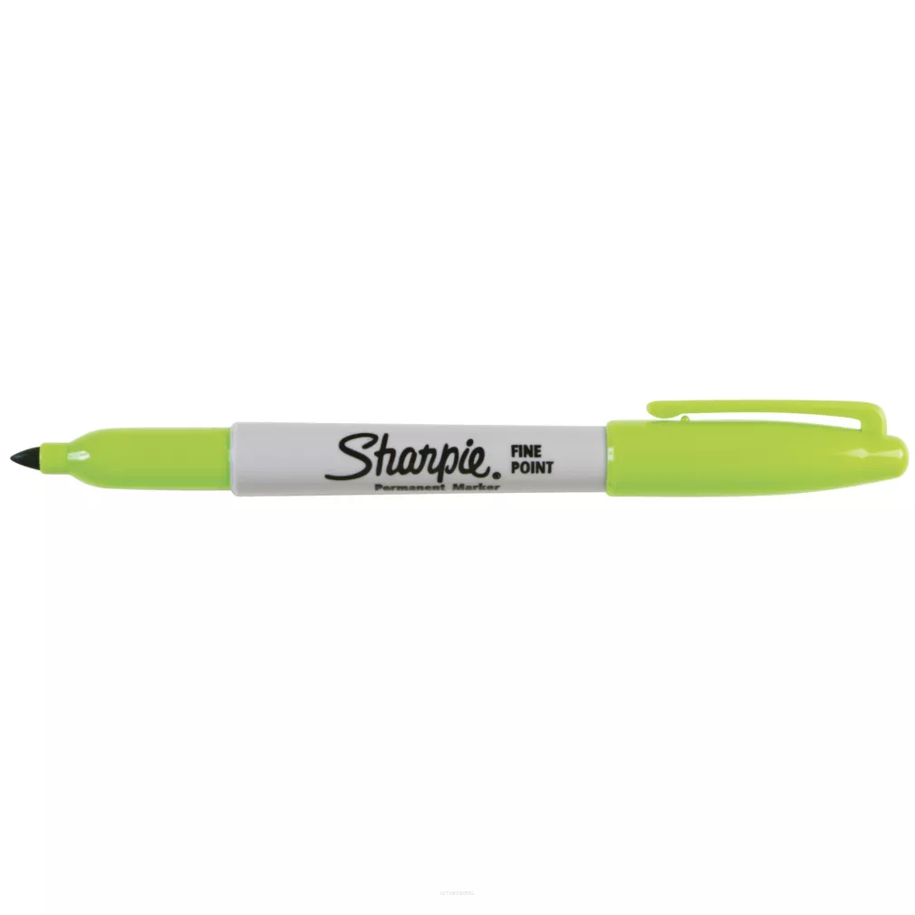Marker Permanentny Sharpie Fine Pisak Szybkoschnący Lime smartkleks.pl