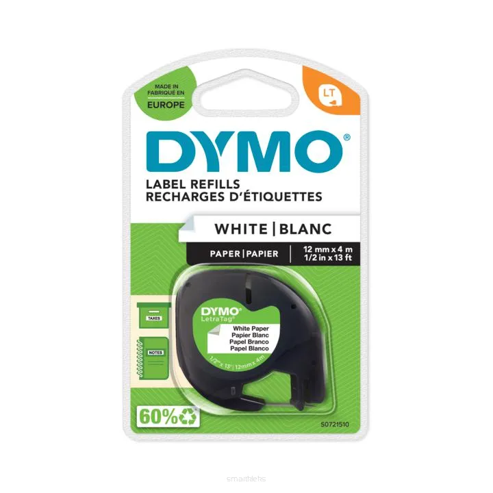 Papierowa Taśma DYMO LetraTag Dymo S0721510 smartkleks.pl