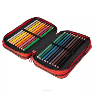 Piórnik Trójkomorowy Cool Pack z Wyposażeniem Jumper 3 Gradient Cranberry - 3