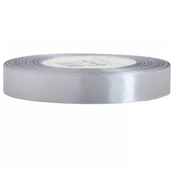 Wstążka Satynowa 12mm/32m Srebrna