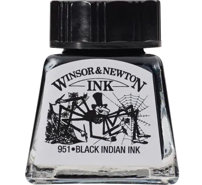 Tusz Rysunkowy Winsor & Newton Czarny 951
