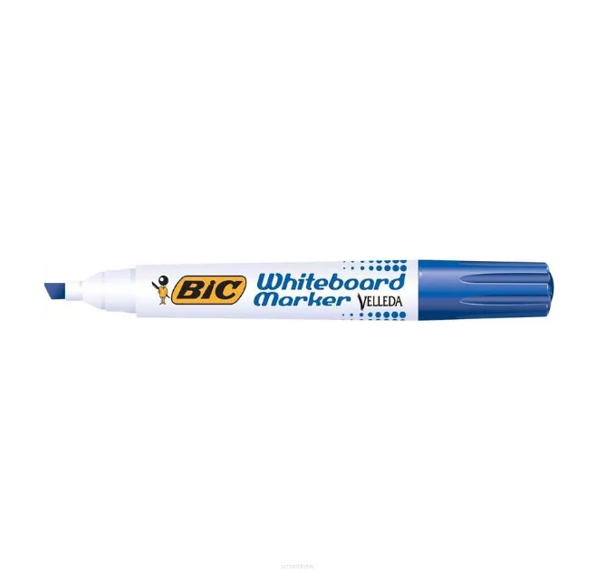 Marker do tablic suchościeralnych BiC Velleda Niebieski ścięta smartkleks.pl