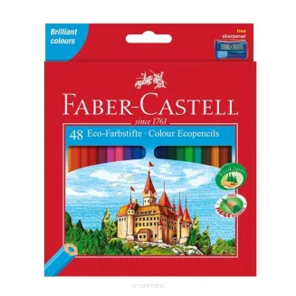 Kredki Sześciokątne Zamek Faber-Castell 48 kolorów