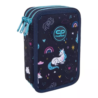 Piórnik Trójkomorowy Cool Pack z Wyposażeniem Jumper 3 Mrs Unicorn