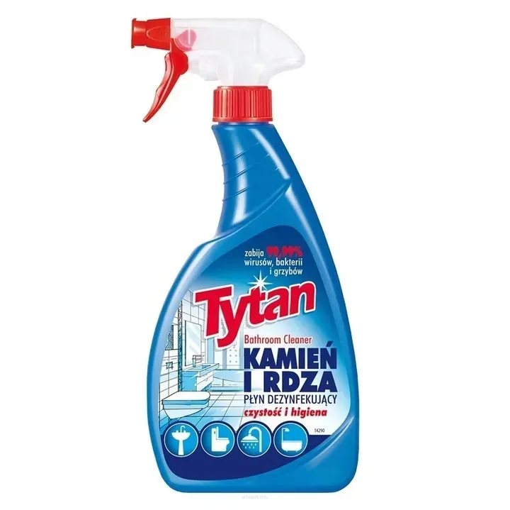 Tytan Płyn do Czyszczenia Łazienki Kamień i Rdza Spray 500ml