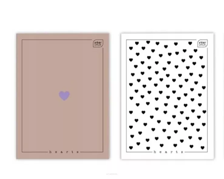 Zeszyt A4 80k. Kratka Interdruk Hearts smartkleks.pl