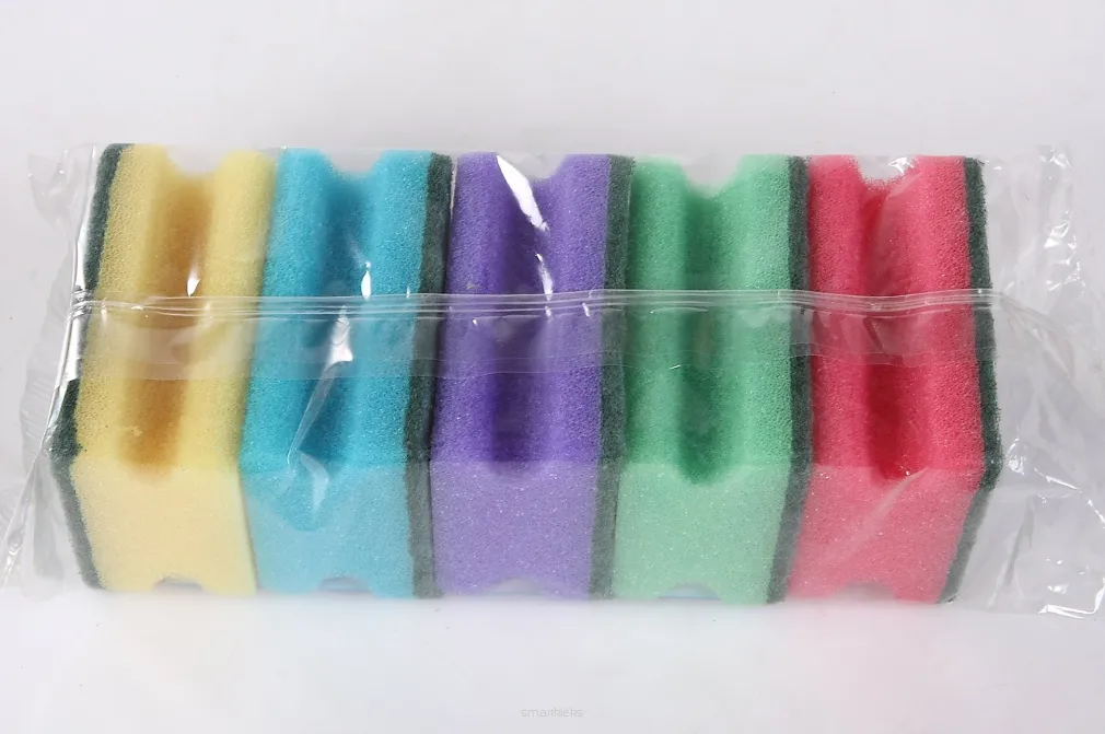 Gąbka Kuchenna z Uchwytem do Mycia Naczyń Basia 5szt