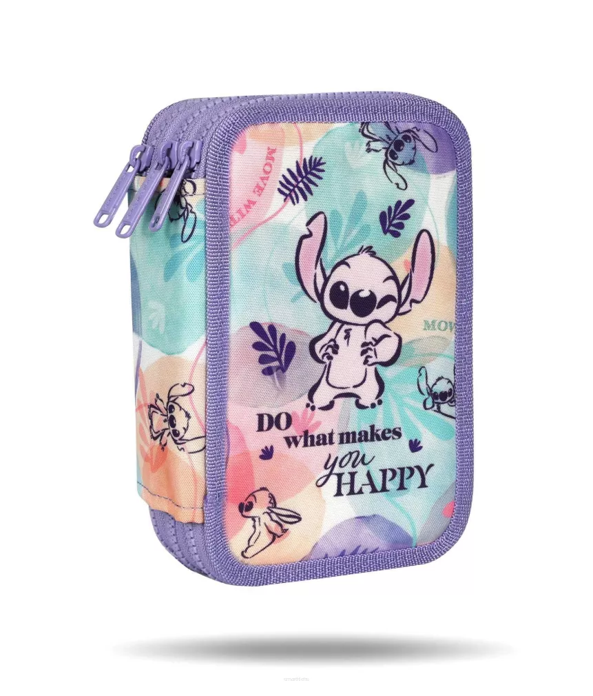 Piórnik Trójkomorowy Z Wyposażeniem Jumper 3 Stitch Pastel Cool Pack smartkleks.pl