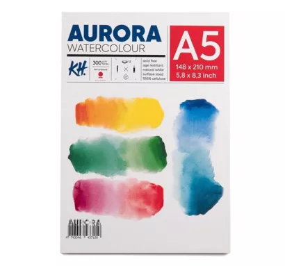 Blok do Akwareli Hot Aurora A5 300g/m2