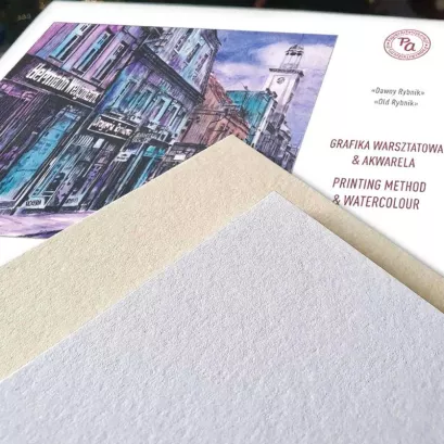 Blok Do Grafiki Warsztatowej „Dawny Rybnik” A4 300g/m² Bawełna 12ark