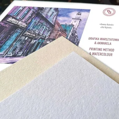Blok Do Grafiki Warsztatowej „Dawny Rybnik” A4 300g/m² Bawełna 12ark