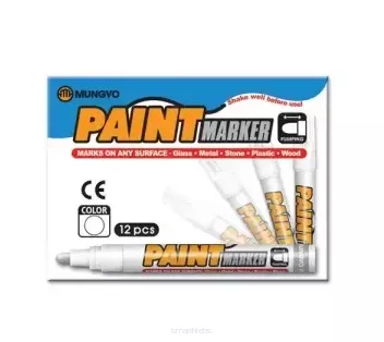 12 x Marker Olejowy Mungyo Biały