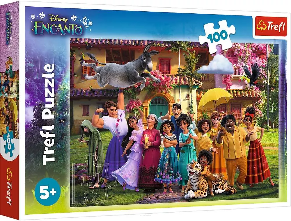 Puzzle Trefl 100 Elementów Magia czeka w Encanto SmartKleks.pl