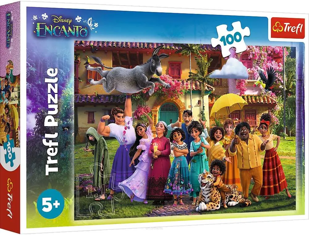 Puzzle Trefl 100 Elementów Magia czeka w Encanto SmartKleks.pl