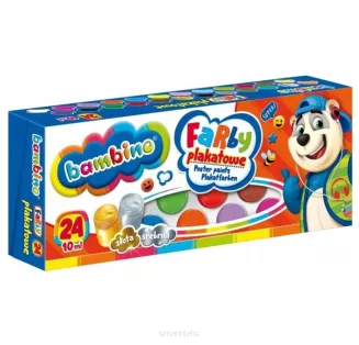 Farby plakatowe Bambino 24 kolory