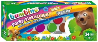 Farby plakatowe Bambino 24 kolory - 3
