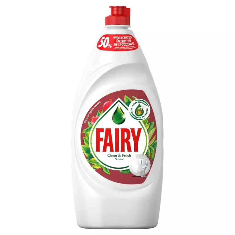 Fairy Clean & Fresh Płyn do Mycia Naczyń Granat 900ML