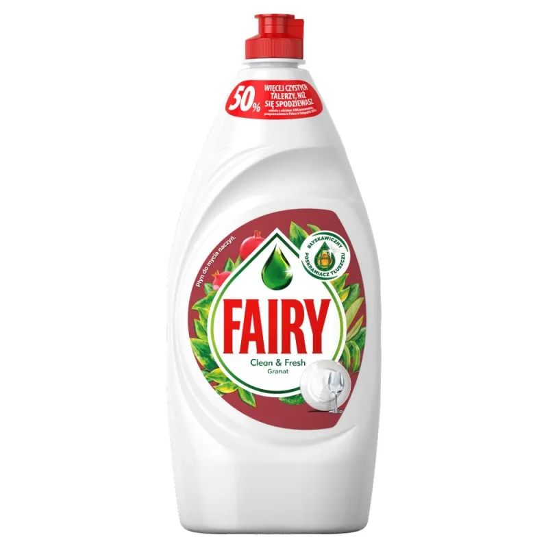 Fairy Clean & Fresh Płyn do Mycia Naczyń Granat 900ML