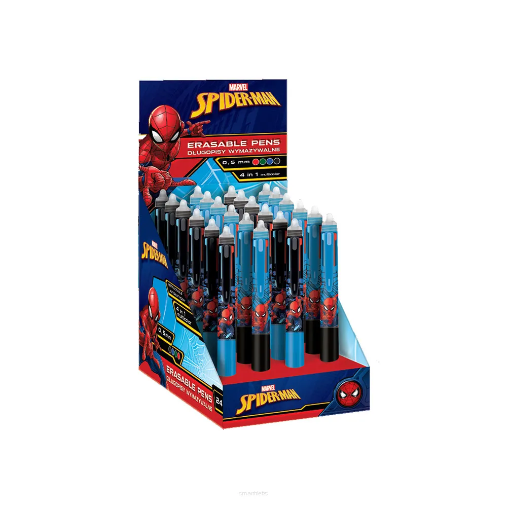 Długopis Wymazywalny Automatyczny 4w1 Spiderman Coolpack smartkleks.pl