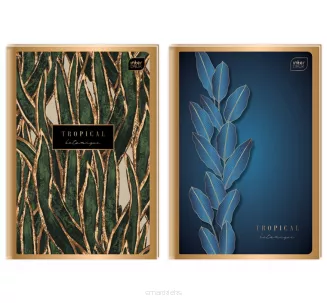 Brulion A4 w Kratkę Interdruk 96 kartek Metalizowany