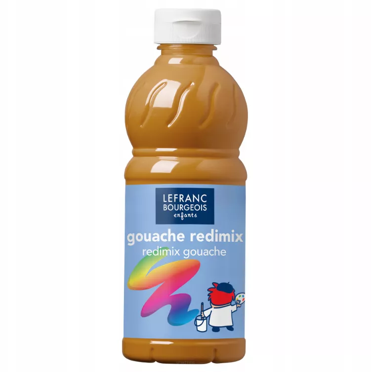 Płynny Gwasz Farba Plakatowa Redimix 500ml. Złota smartkleks.pl