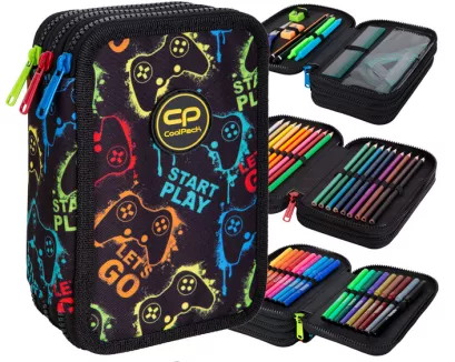 Piórnik Trzyczęściowy z Wyposażeniem CoolPack Jumper 3 Xplay