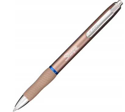 Długopis Żelowy Sharpie 0,7mm Metalowy Złoty