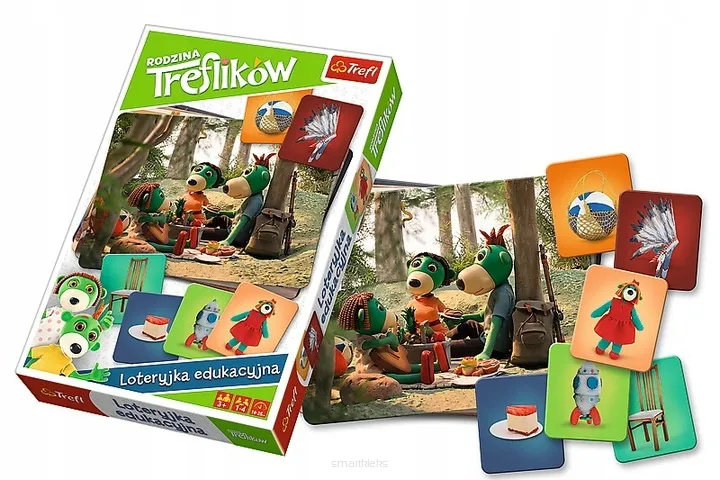 Gra Loteryjka Edukacyjna Rodzina Treflików SmartKleks.pl