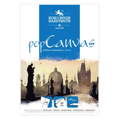 PŁÓTNO MALARSKIE W BLOKU A4 280G 10K.KIN