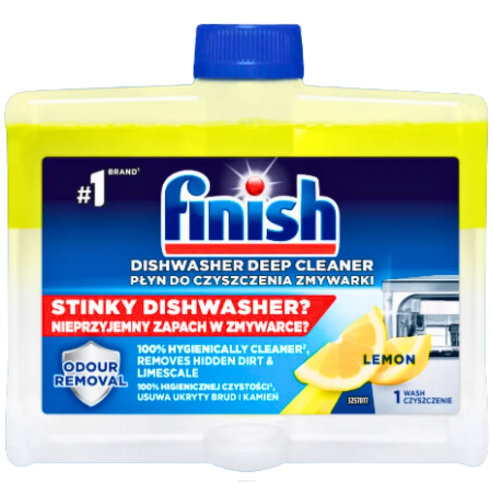 FINISH Lemon 250 ml – płyn do czyszczenia zmywarki