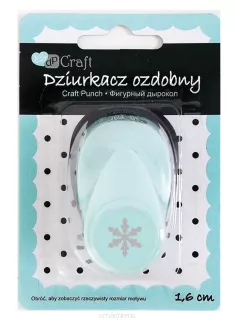 Dziurkacz Ozdobny Śnieżynka 1  3,8 cm - 2