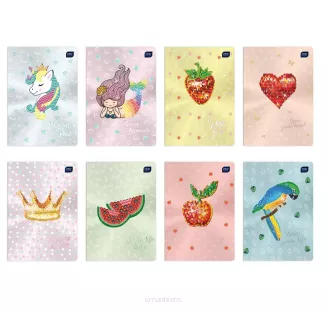 Zeszyt A5 Interdruk 32K. Kratka Metallic