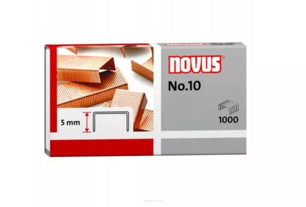 Zszywki Miedziane Novus No.10 smartkleks.pl