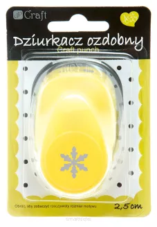 Dziurkacz Ozdobny Śnieżynka 1  2,5 cm - 2