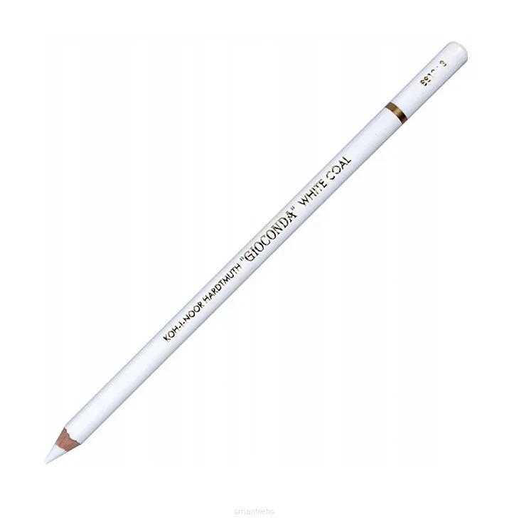 Węgiel Rysunkowy w Drewnie Biały Koh-I-Noor nr.3