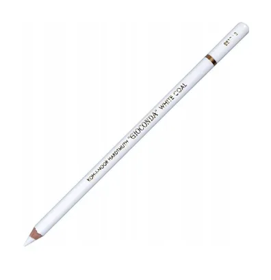Węgiel Rysunkowy w Drewnie Biały Koh-I-Noor nr.3