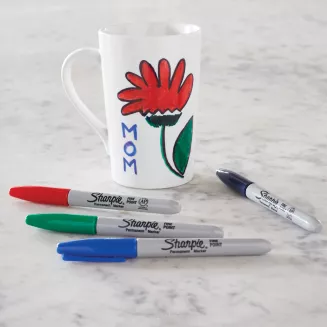 Marker Permanentny Sharpie Fine Pisak Szybkoschnący Jasnoniebieski smartkleks.pl