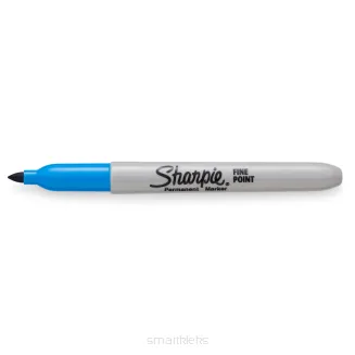 Marker Permanentny Sharpie Fine Pisak Szybkoschnący Jasnoniebieski smartkleks.pl