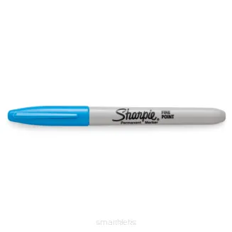 Marker Permanentny Sharpie Fine Pisak Szybkoschnący Jasnoniebieski smartkleks.pl
