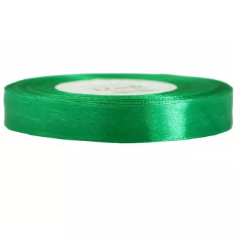 Wstążka Satynowa 12mm/32m Zielona