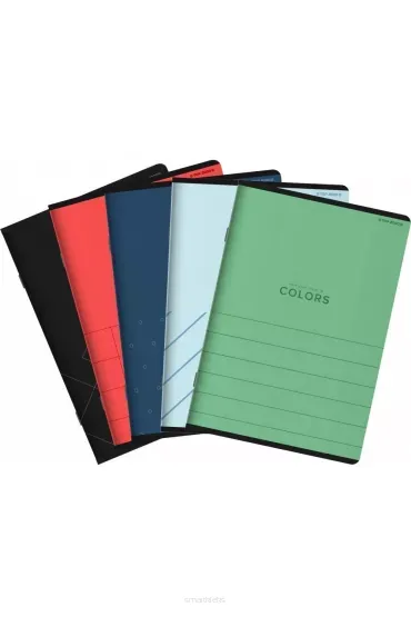 Top 2000 Zeszyt A5 Colors mix kratka 80 kartek 5 szt