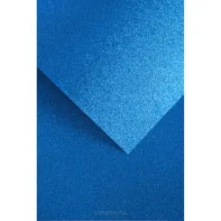 Karton Ozdobny Brokatowy Niebieski Galeria Papieru 1 Arkusz