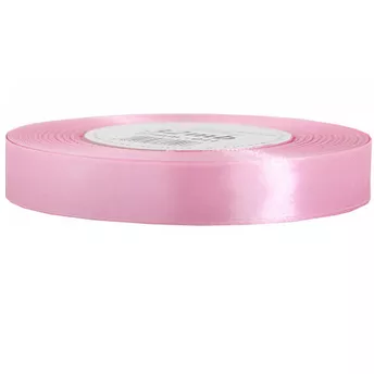 Wstążka Satynowa 12mm/32m Jasny Róż