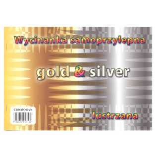 Wycinanka Samoprzylepna Gold&Silver A4 Cormoran