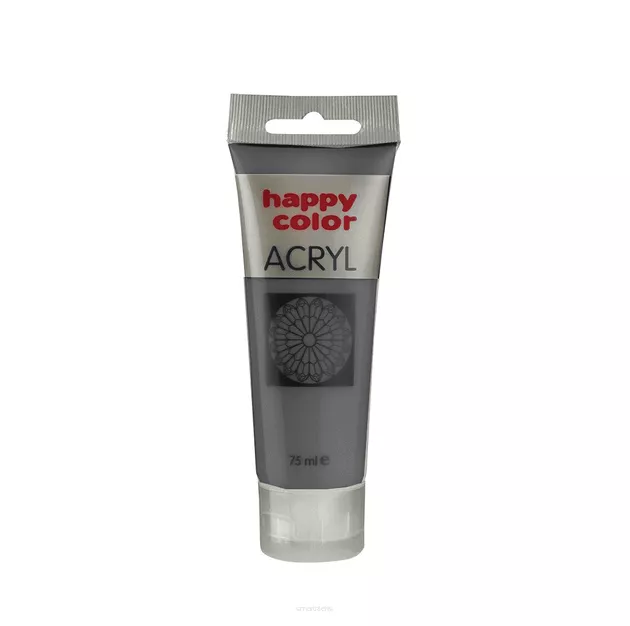 Farba Akrylowa Happy Color 75ml Ciemnoszara Niebieskawa