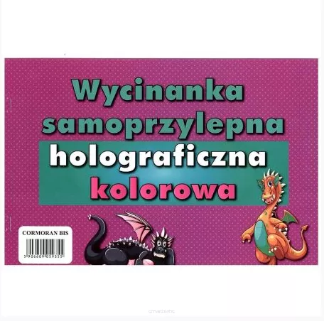 Wycinanka Samoprzylepna Holograficzna Kolorowa A4 Cormoran
