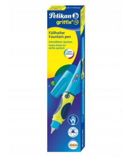Pióro Wieczne Dla Praworęcznych Pelikan Griffix Neon Blue