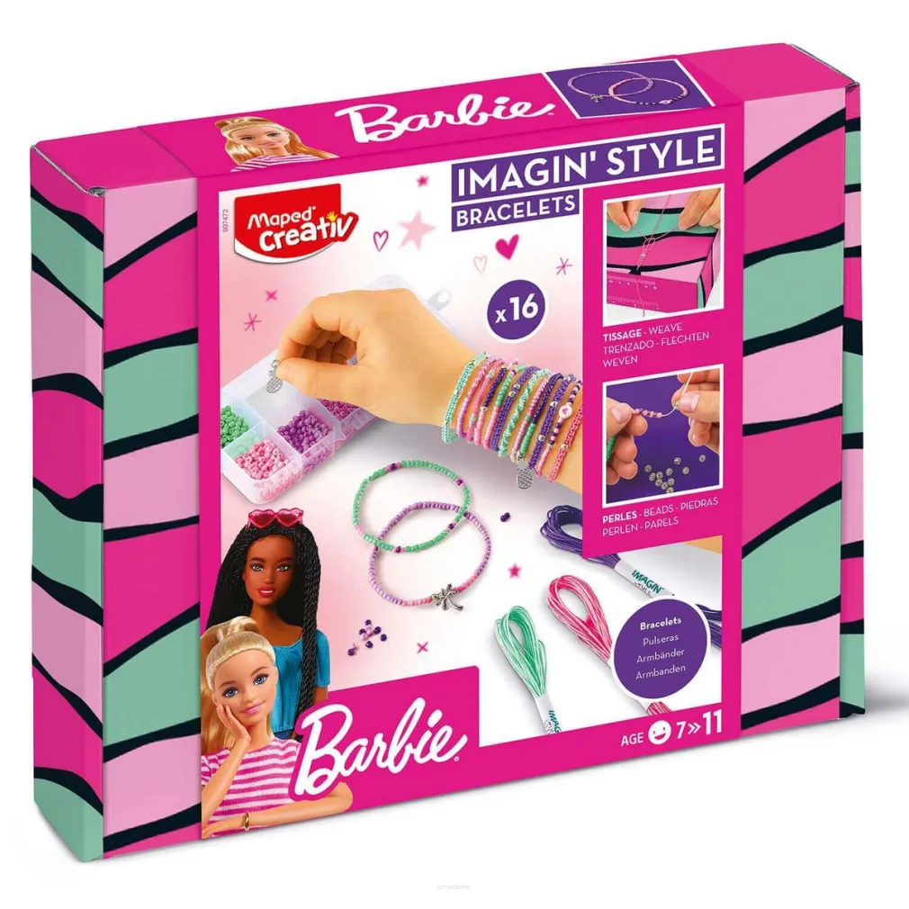 Zestaw Maped Do Robienia Bransoletek Barbie SmartKleks.pl
